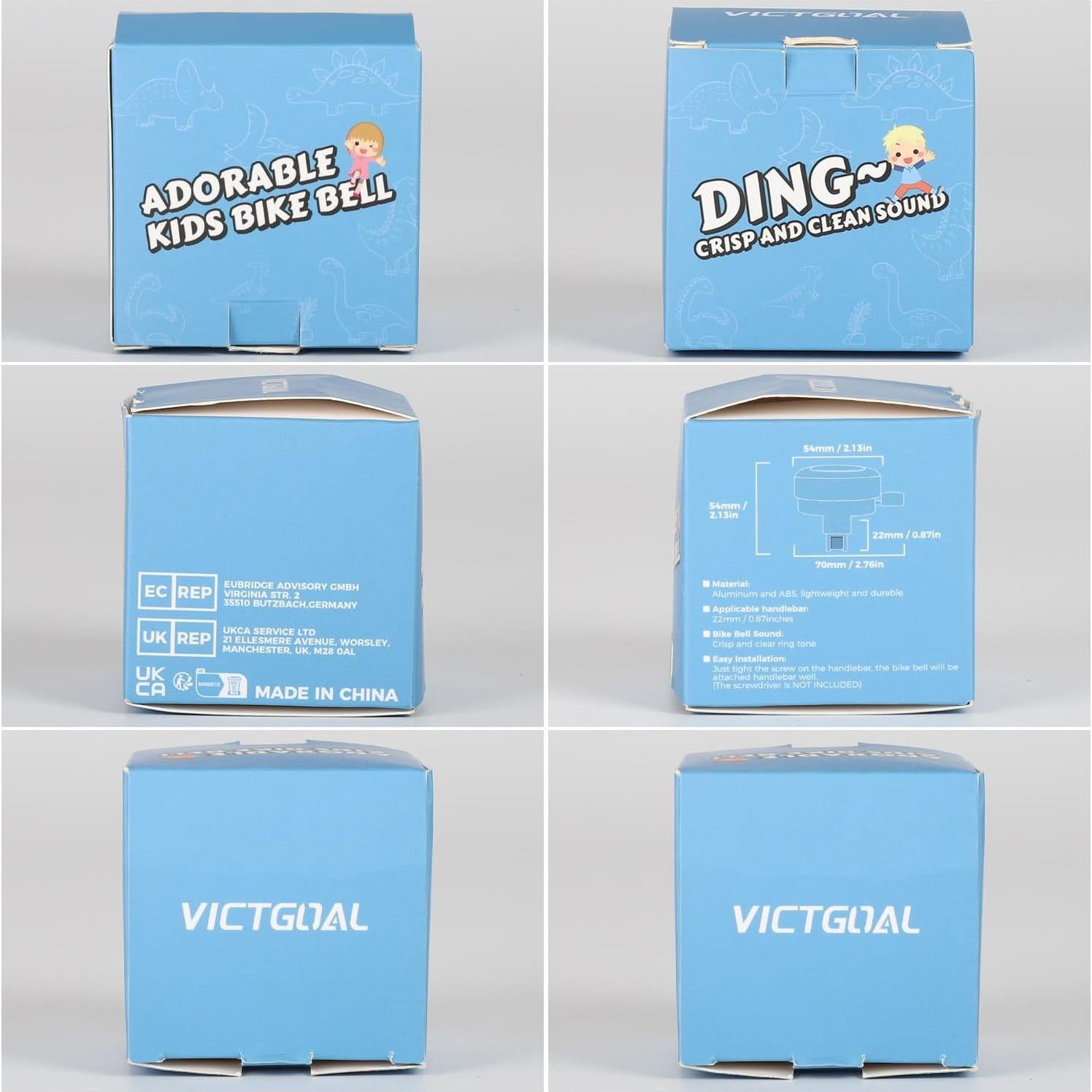 Timbre de Bicicleta VICTGOAL para Niños Sonido Fuerte 22mm