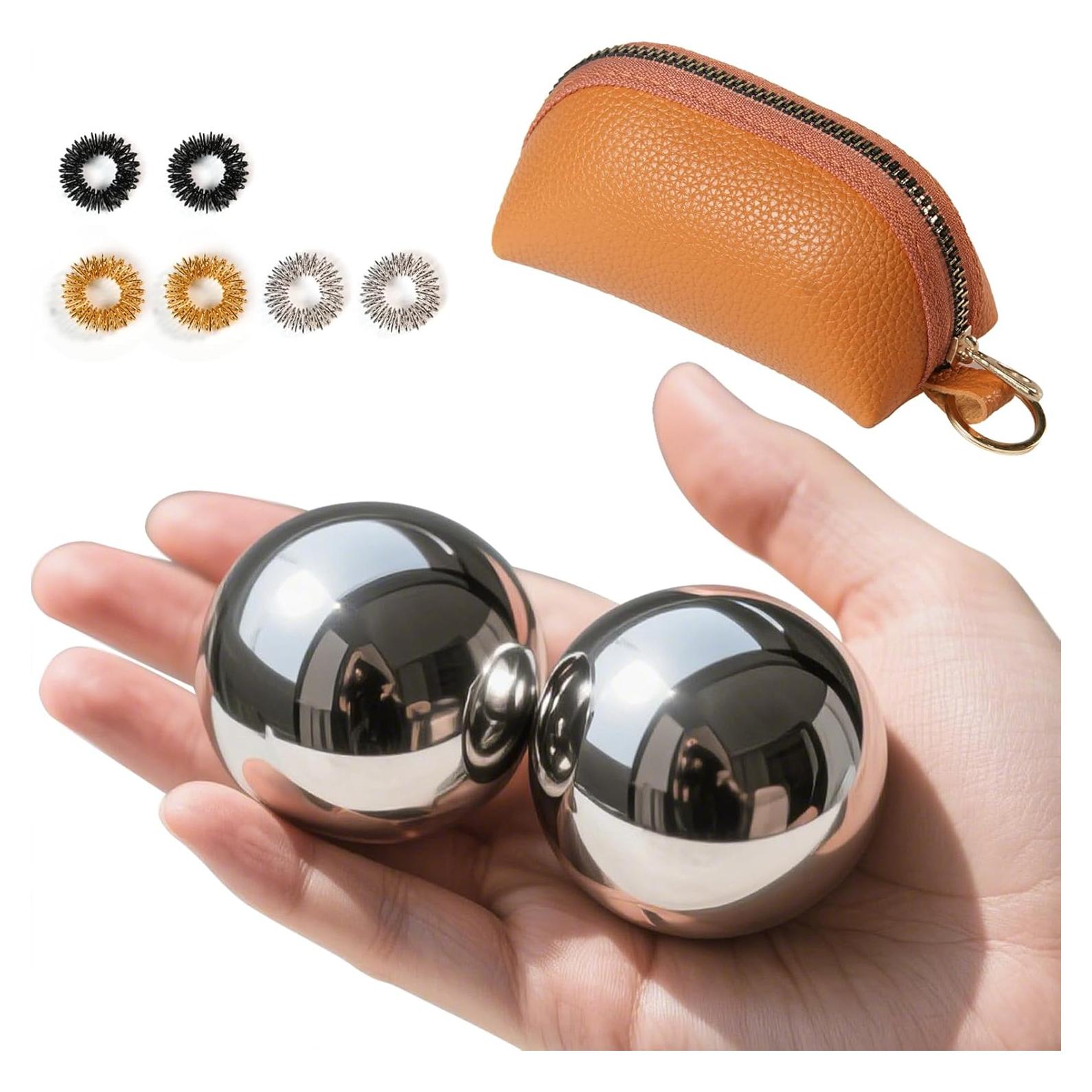 Bolas Baoding de Acero Inoxidable 3.81 cm con Campana