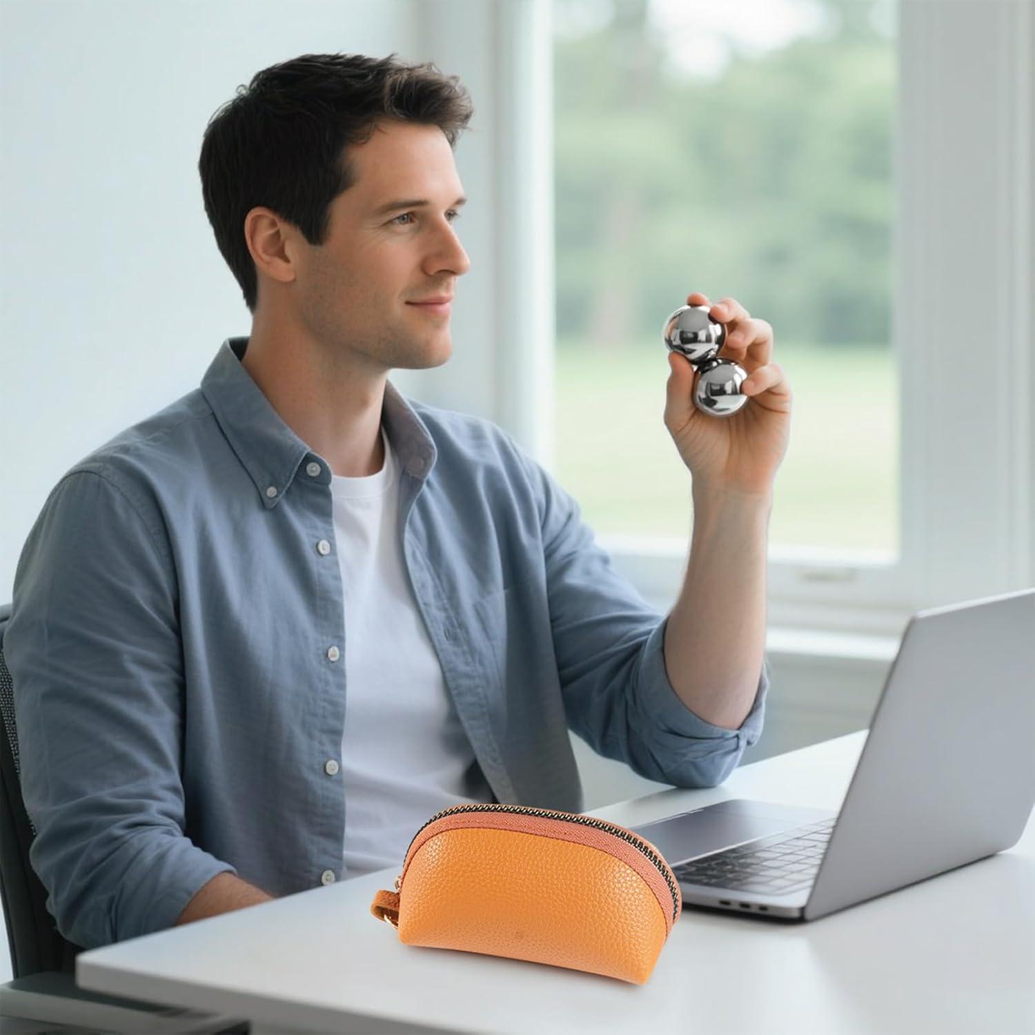 Bolas Baoding de Acero Inoxidable 3.81 cm con Campana