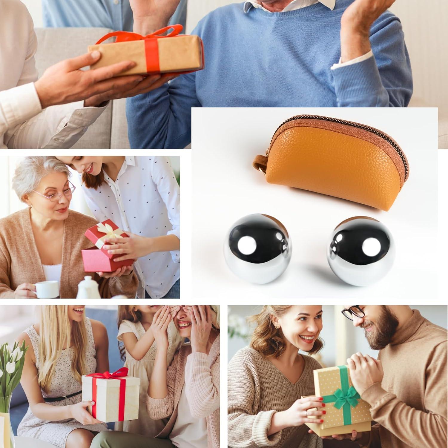 Bolas Baoding de Acero Inoxidable 3.81 cm con Campana