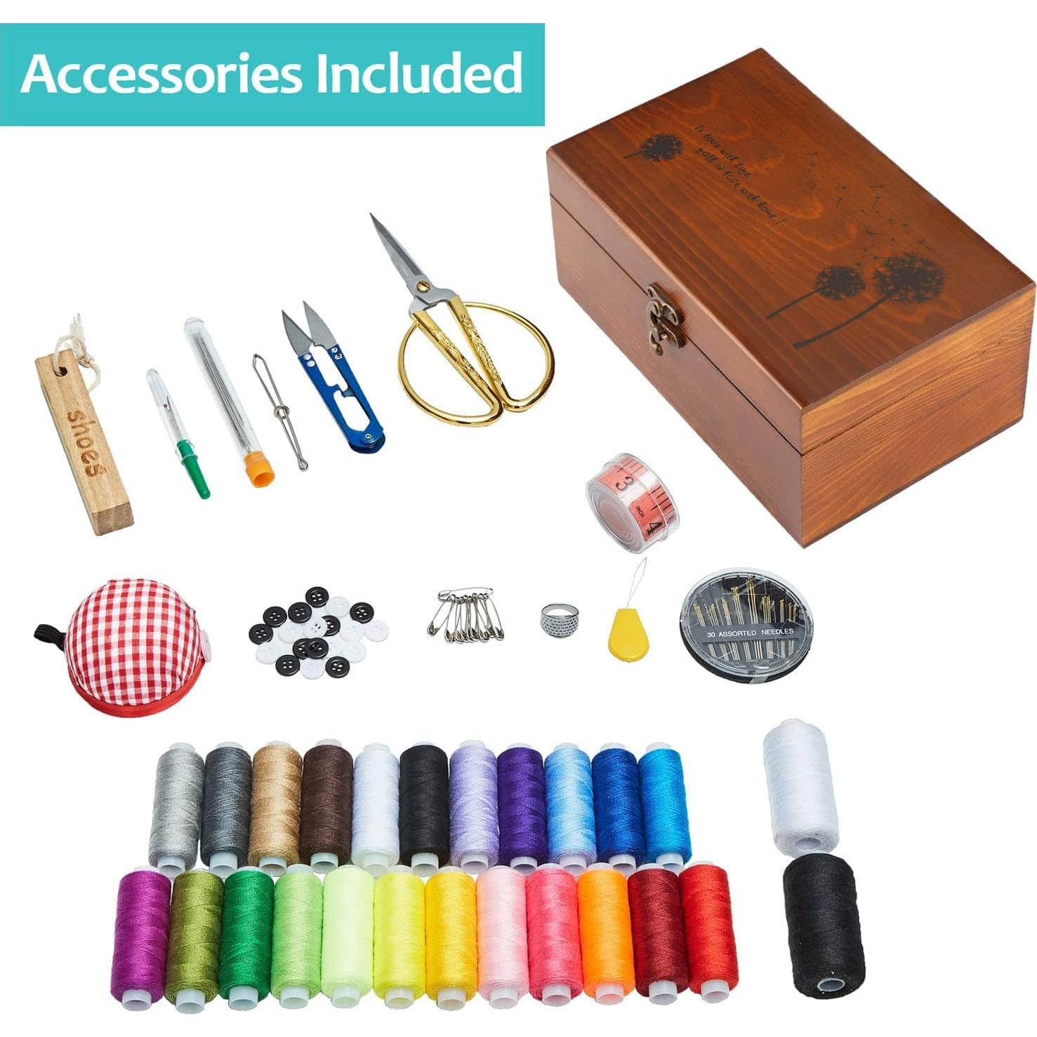 Kit de Costura de Madera YILONGTECH con Accesorios Esenciales