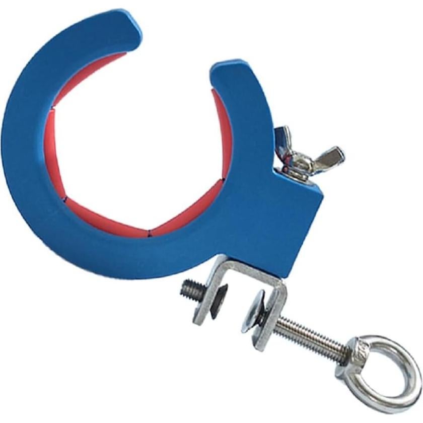 2 Piezas de Cable de Hilo Azul con Rodillo Guía de Cable