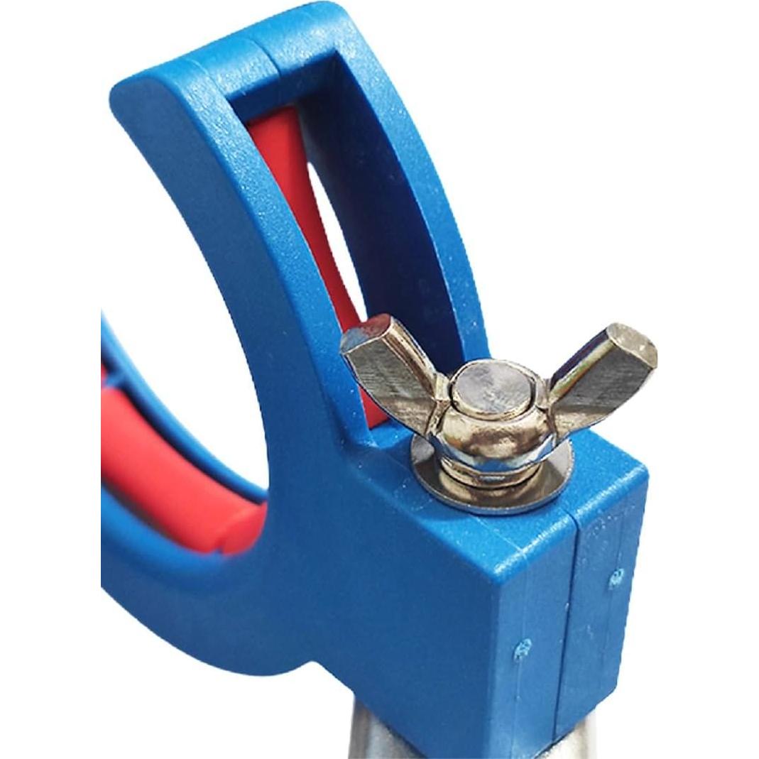 2 Piezas de Cable de Hilo Azul con Rodillo Guía de Cable