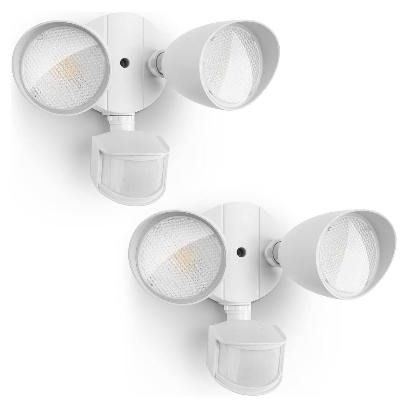 UME 2 Pack Luces de Seguridad LED 32W con Sensor Movimiento IP65