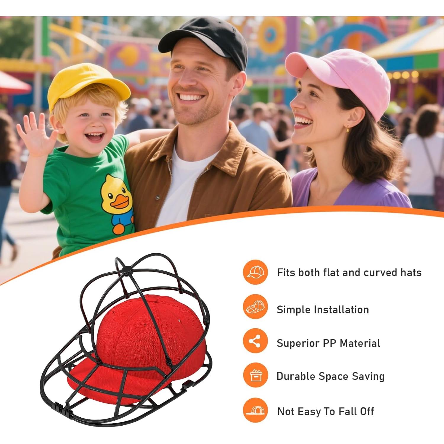 Cesta Lavadora de Gorras XQXA - Protector para Gorras de Béisbol