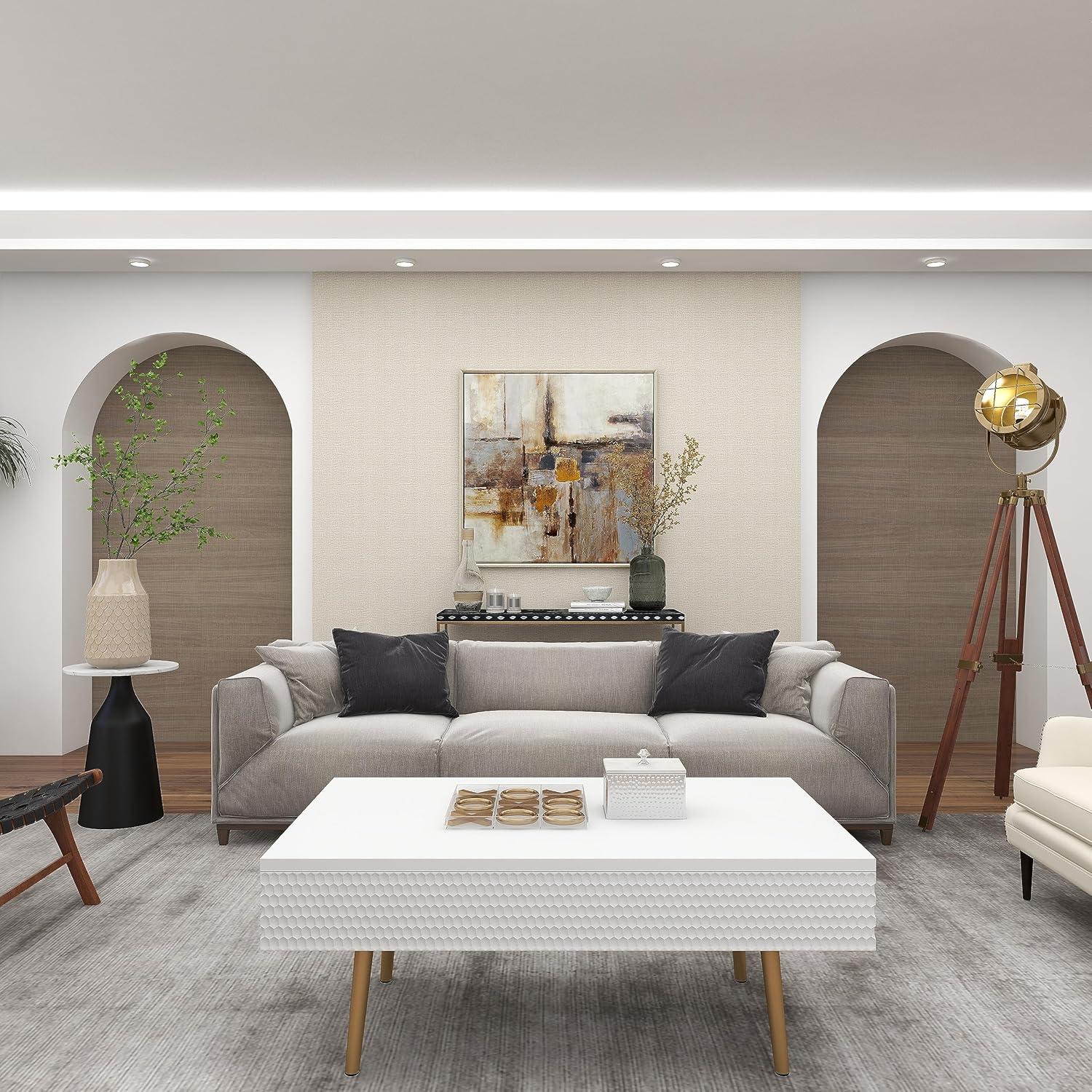 Juego de Tic Tac Toe Deco 79 Dorado 30.48 cm x 2.54 cm