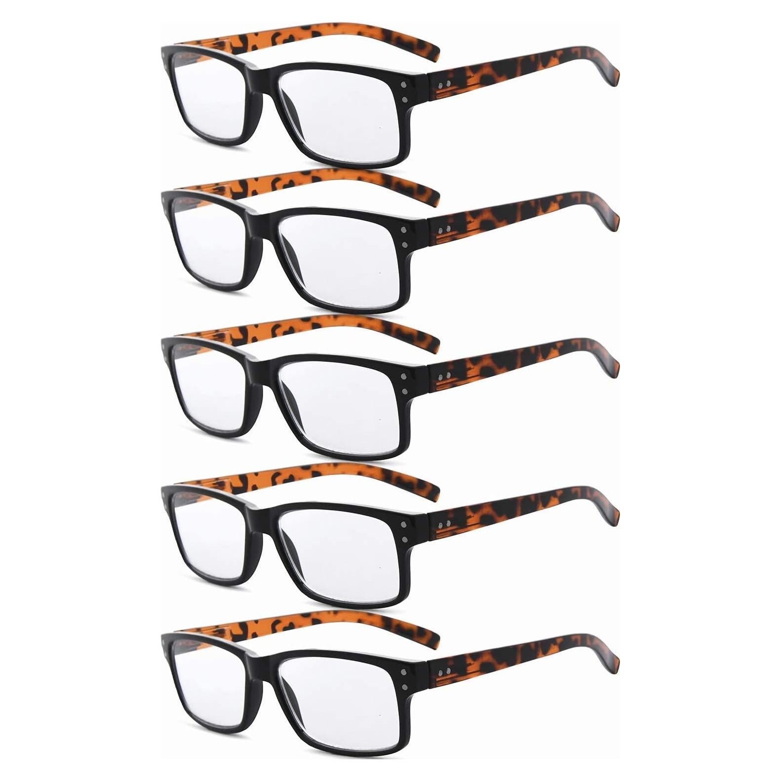 Gafas de Lectura Eyekepper 5 Paquete Hombres Lentes Claras