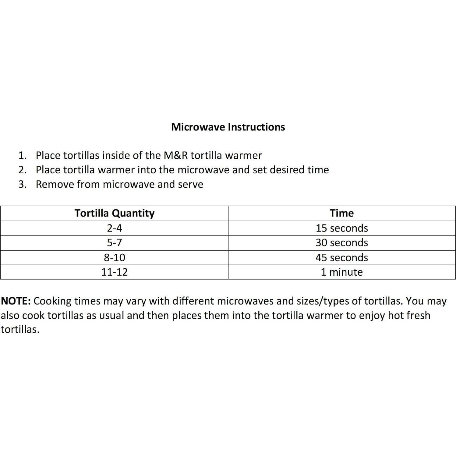 Calentador de Tortillas M&R 10" Aislante Rayas Azules