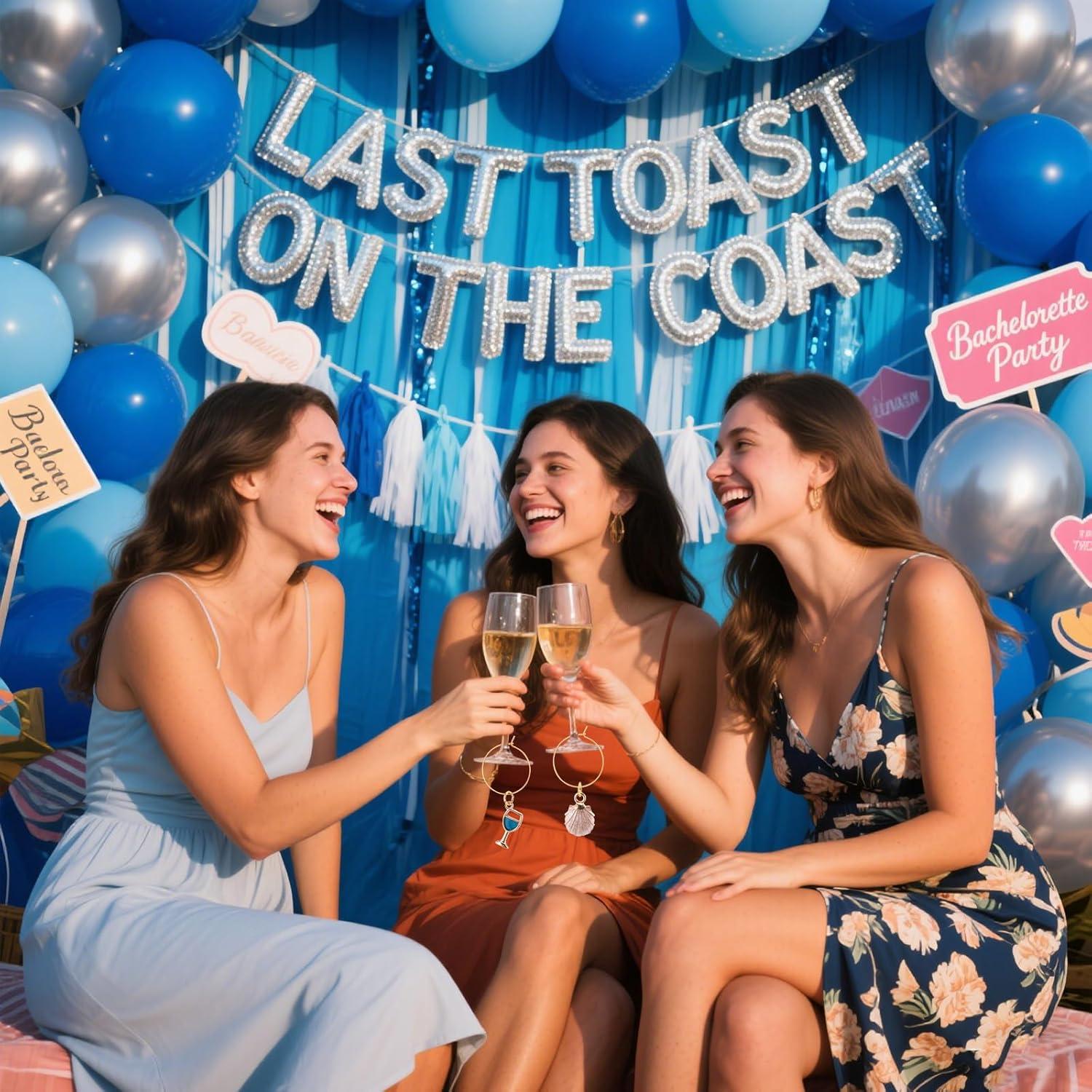 Encantos para Copas de Vino AIERSA - 16 Marcadores Dorados