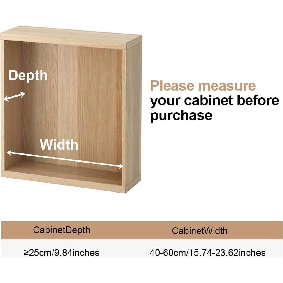 Estante de Tensión Ajustable Hershii 40-60cm Azul