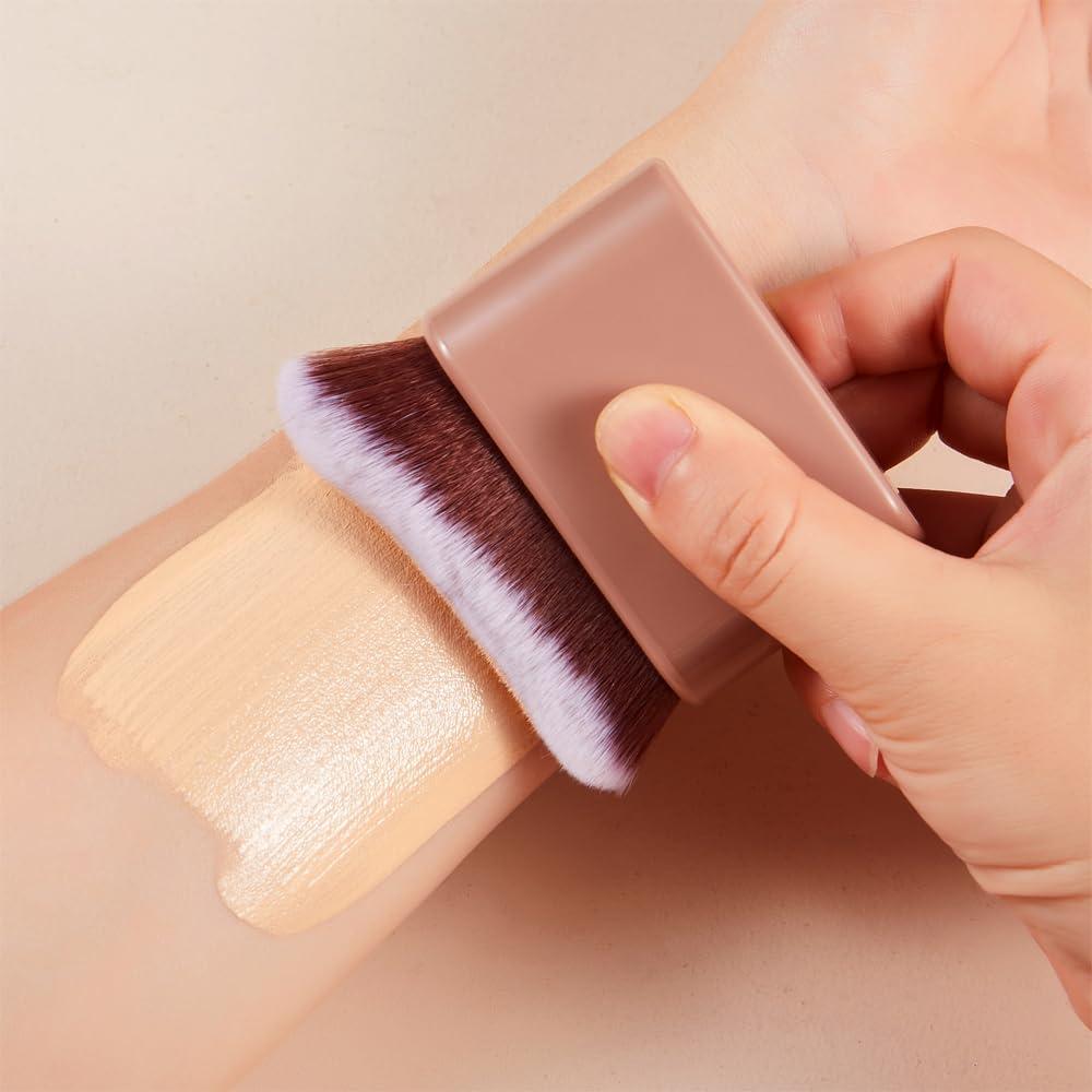 Brocha de Bronceado COSHINE Kabuki Profesional 8cm Marrón