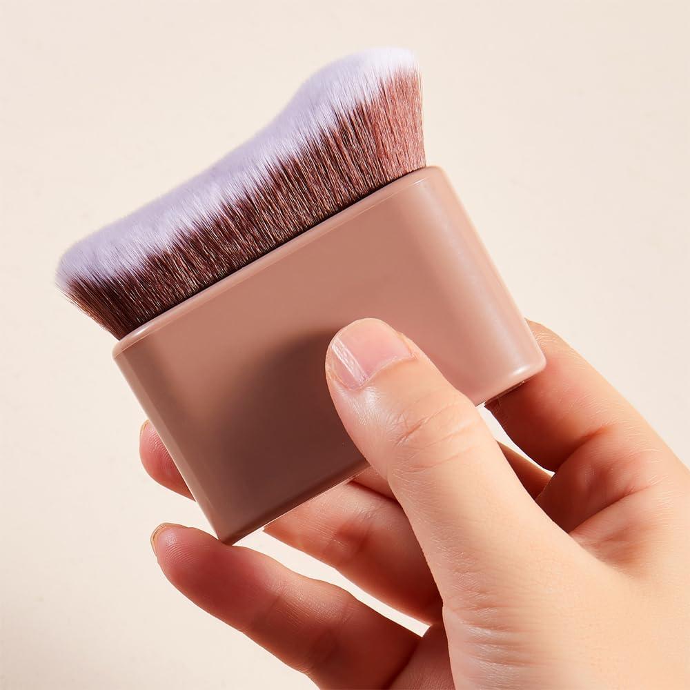 Brocha de Bronceado COSHINE Kabuki Profesional 8cm Marrón