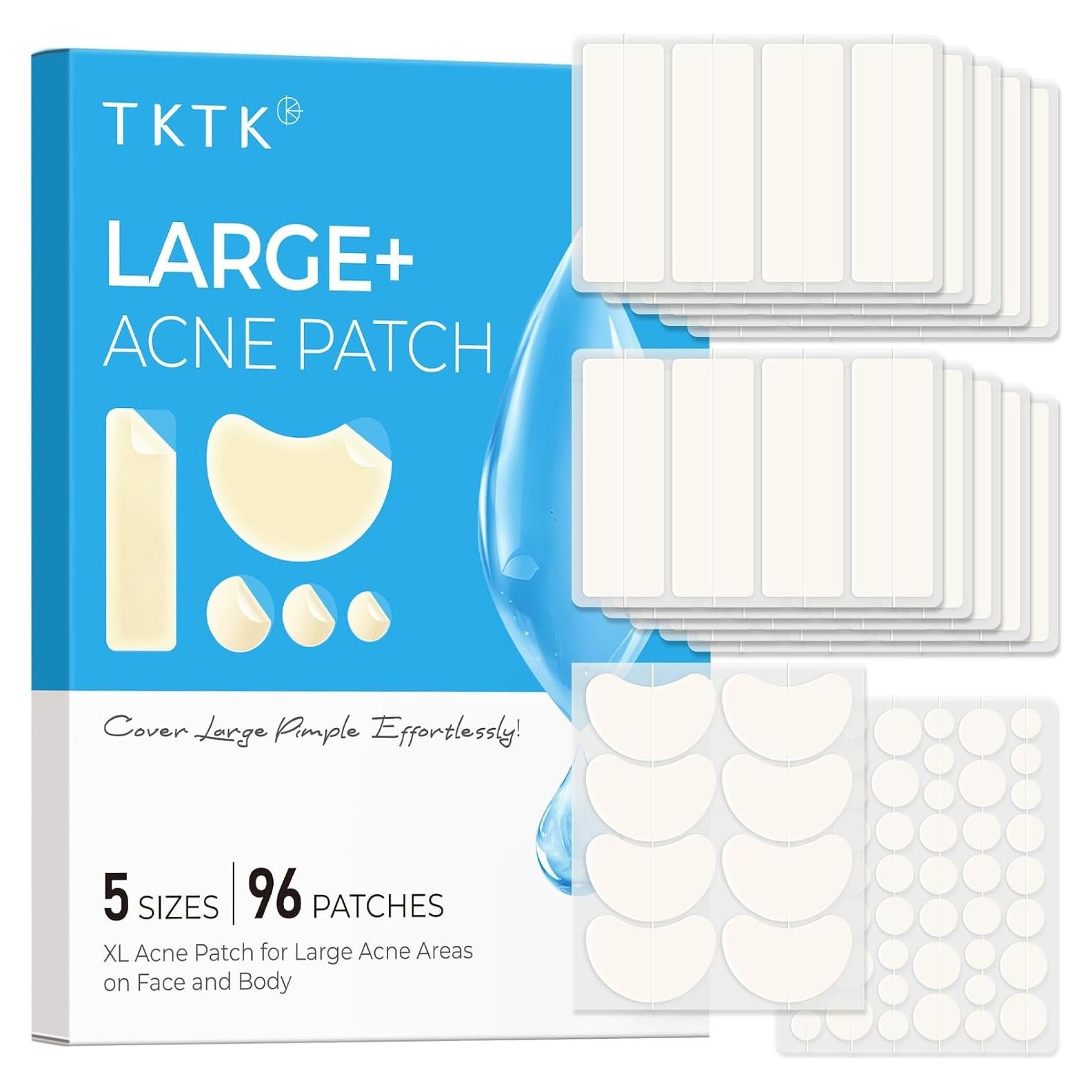 Parche Grande para Espinillas TKTK XL 60x20mm Hidrocoloide