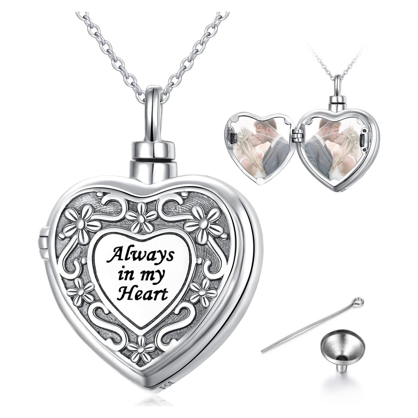 Collar de Urna de Filigrana Yearace en Plata de Ley 19x19mm