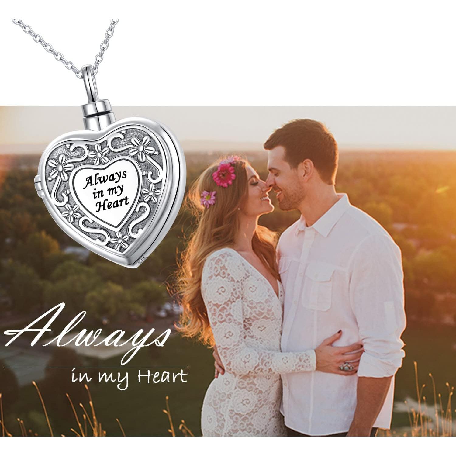 Collar de Urna de Filigrana Yearace en Plata de Ley 19x19mm