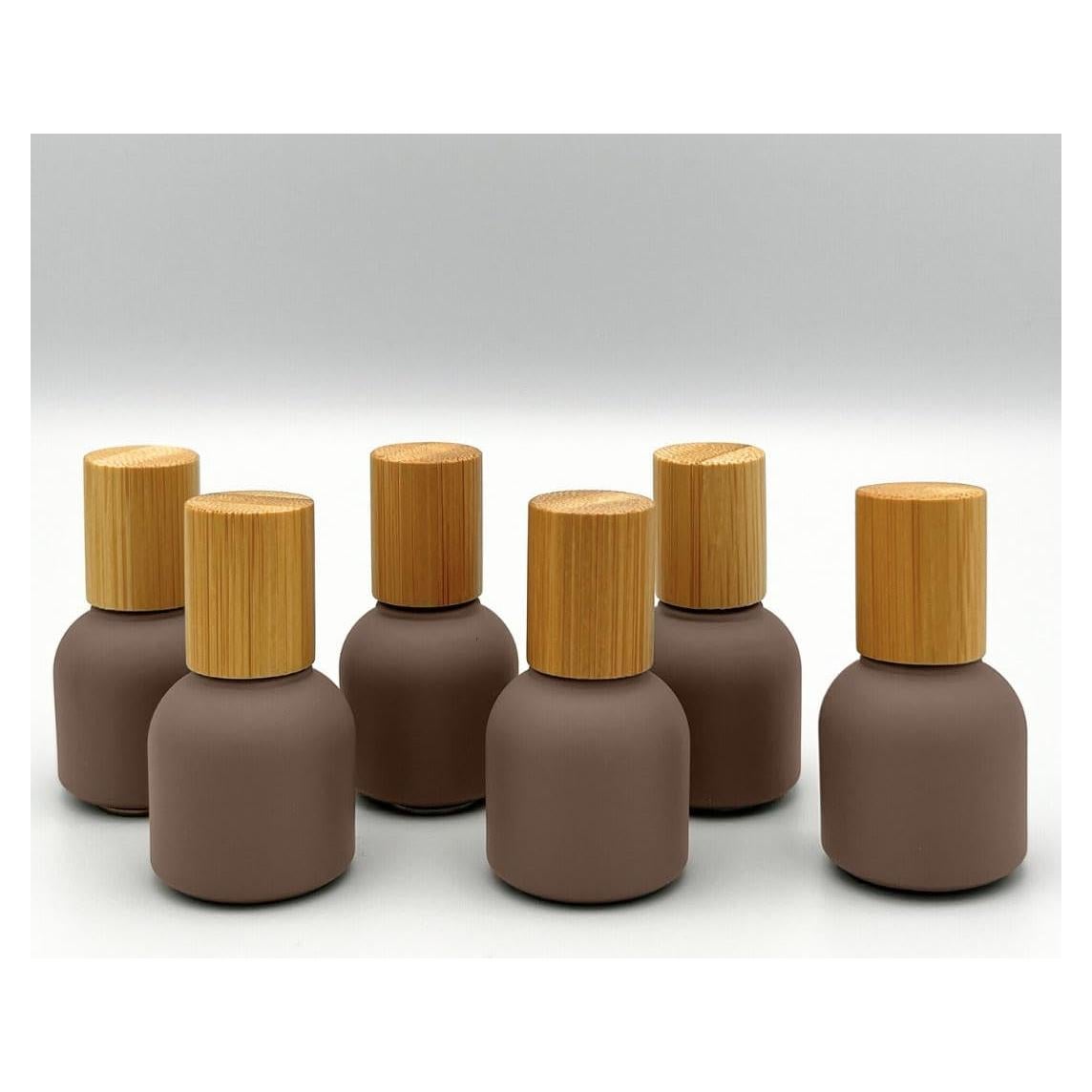 Botellas de Rodillo de Vidrio NatuRoller 10ml con Tapa de Bambú