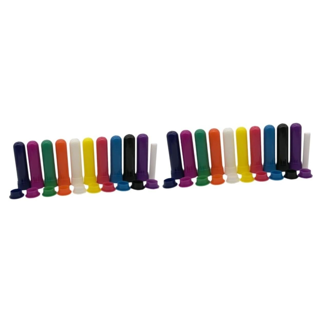 Set de 12 Tubos Inhaladores Nasales Healifty 6.6cm Blanco