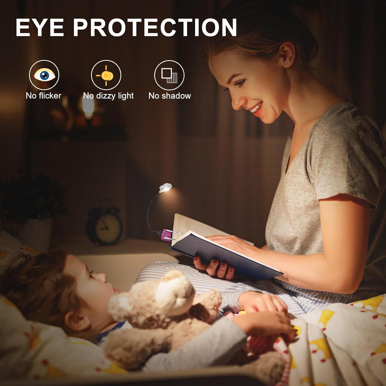 Luz de Lectura LED HONGUT H501B-2 Flexible USB y Batería