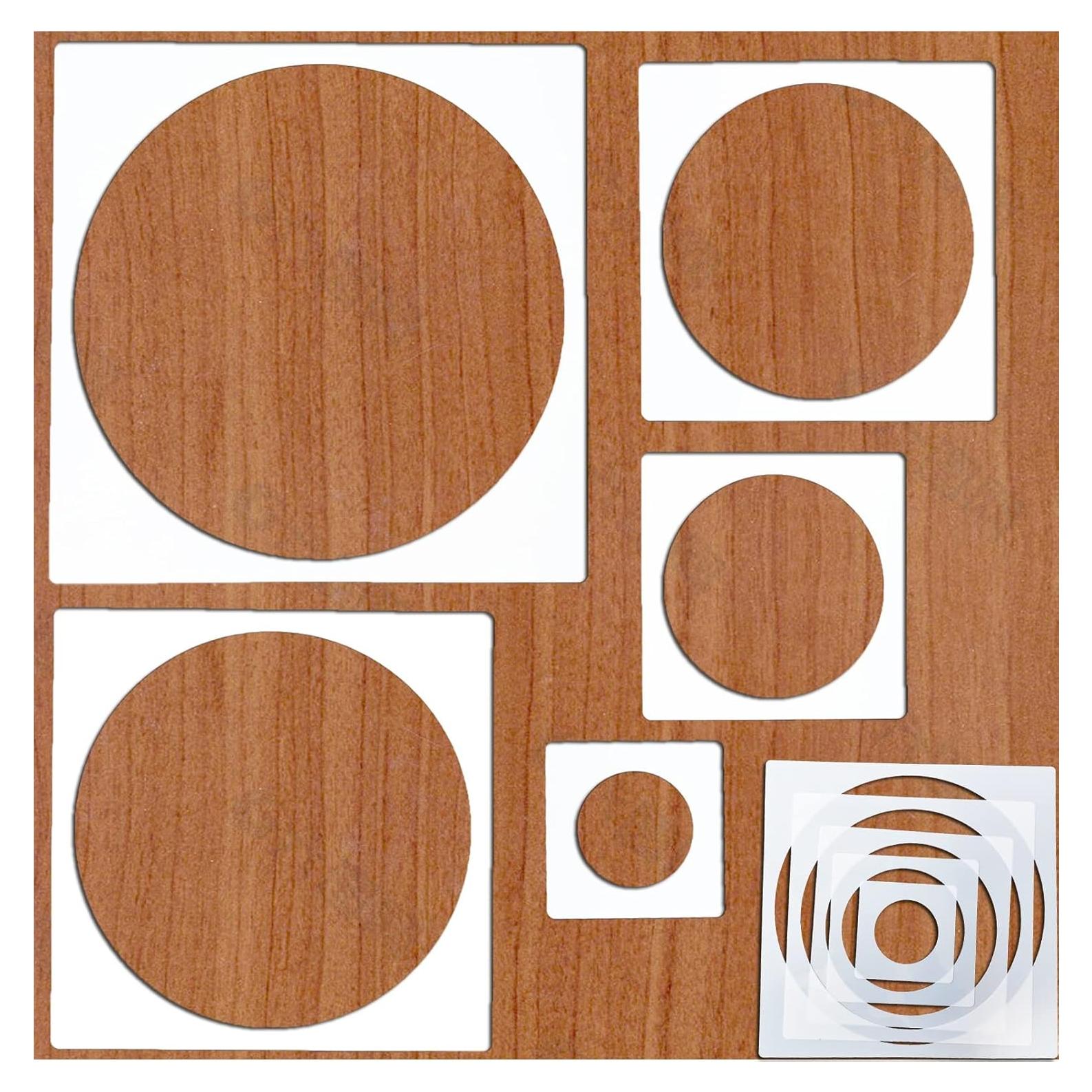 5 Plantillas de Pintura Reutilizables Cyy.lcm 10 a 30 cm