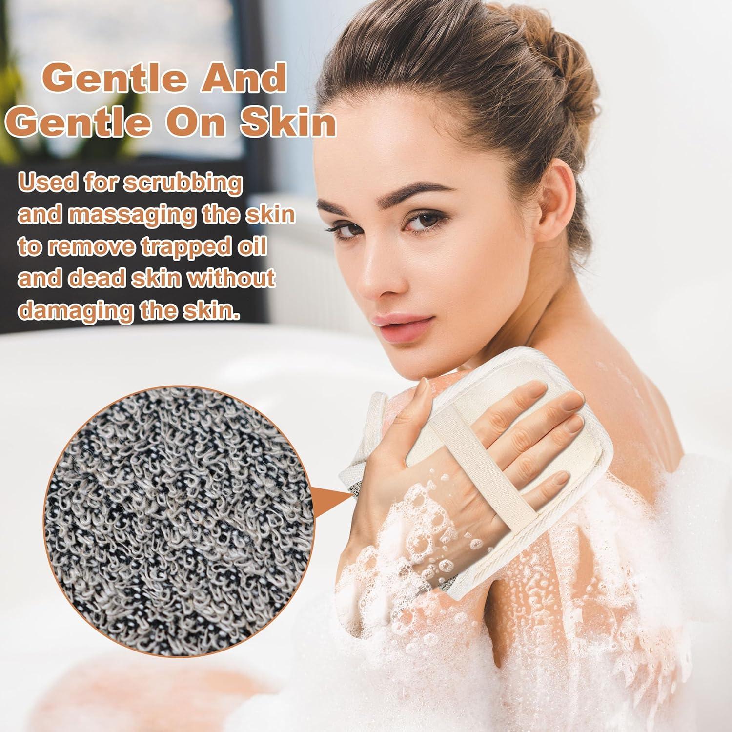 Bolsa de Jabón Exfoliante OWIIZI para Ducha - 2 Pcs