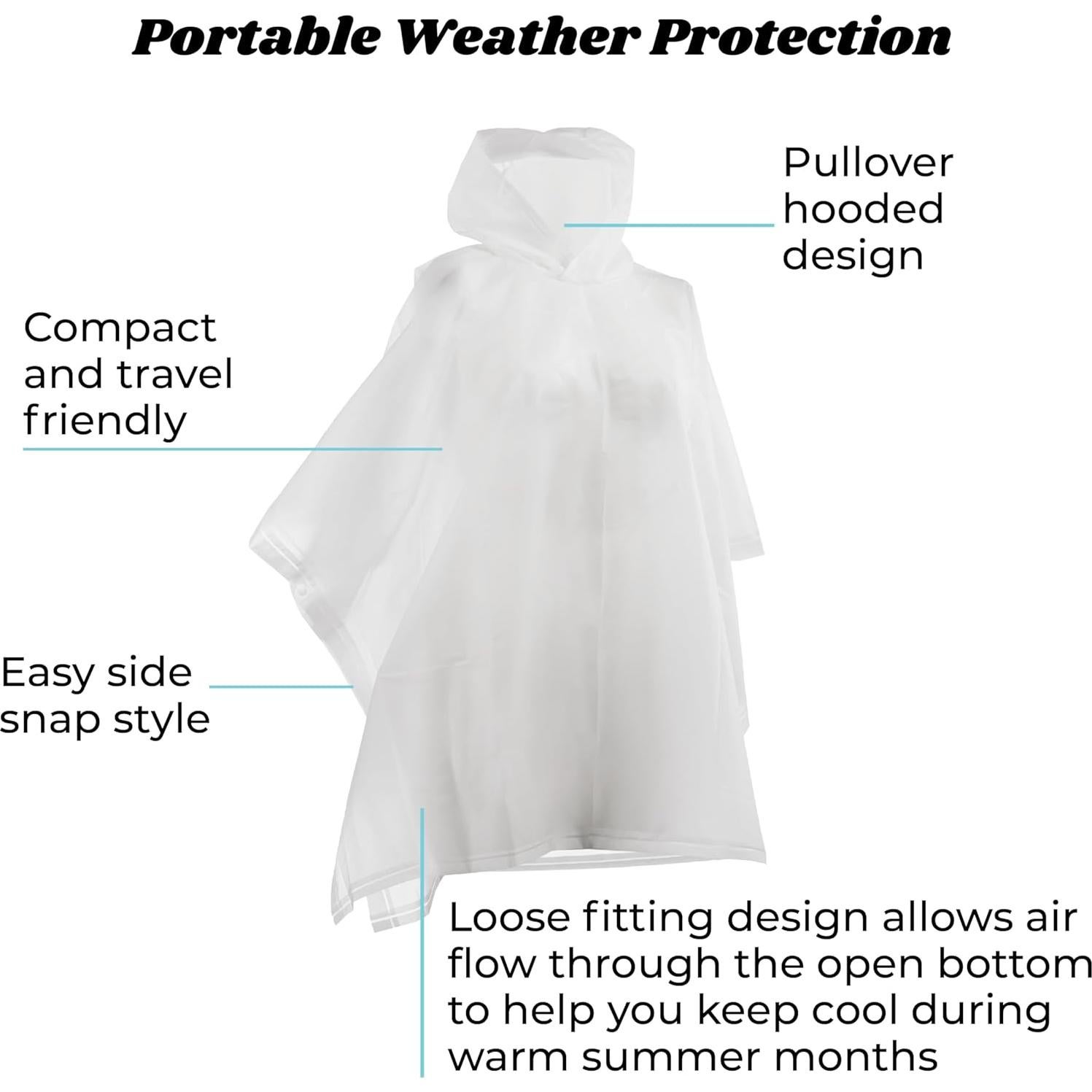 Poncho de Lluvia Totes para Niños - Impermeable y Compacto