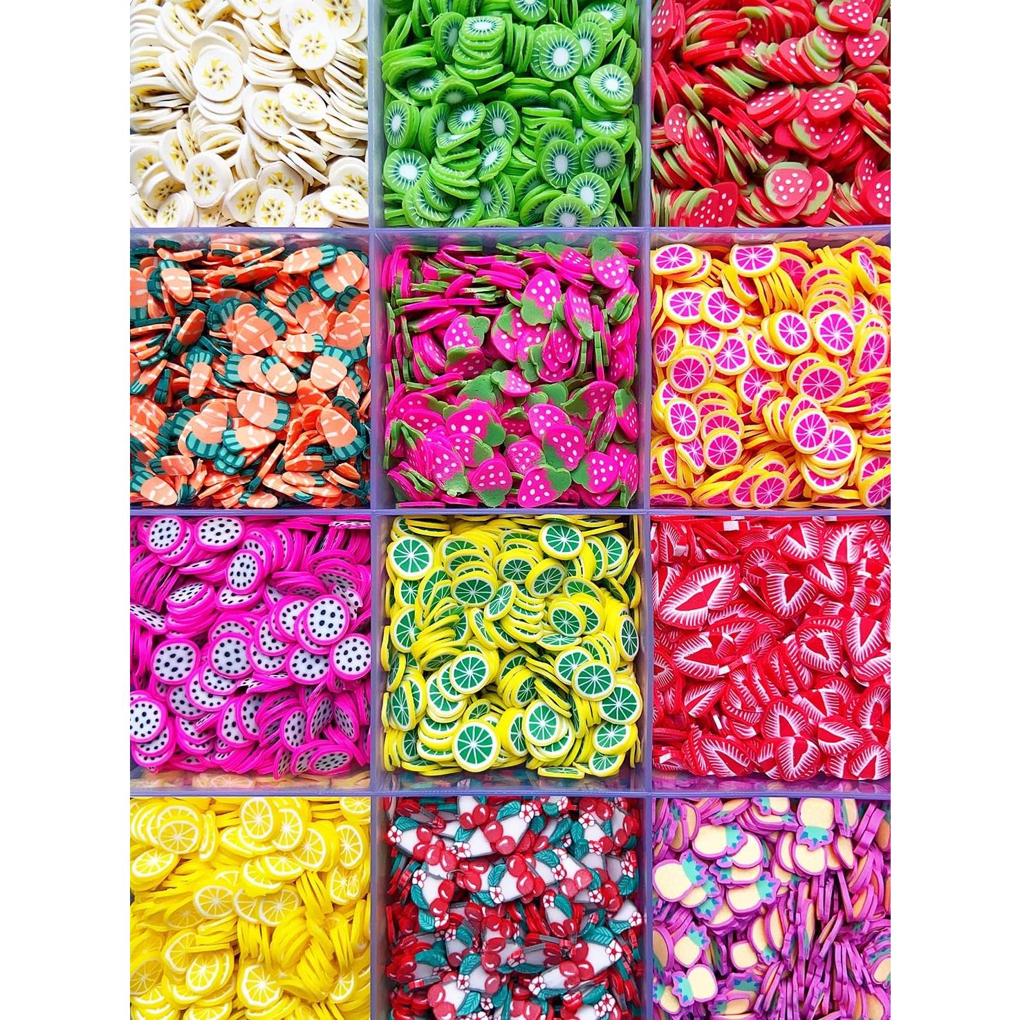 Set de 14800 Rodajas de Uñas de Fruta EHOPE - 24 Estilos