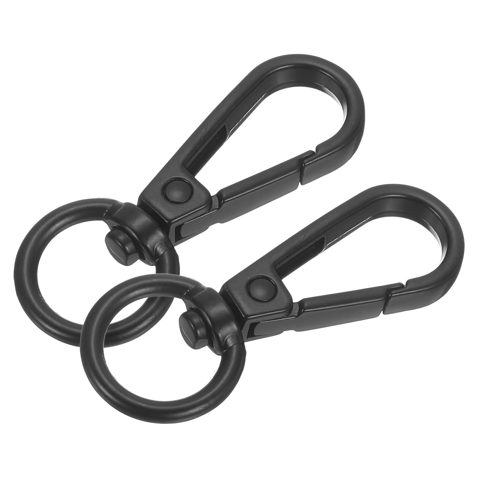 Ganchos de Disparo Giratorios uxcell 10Pcs Aleación Zinc Negro