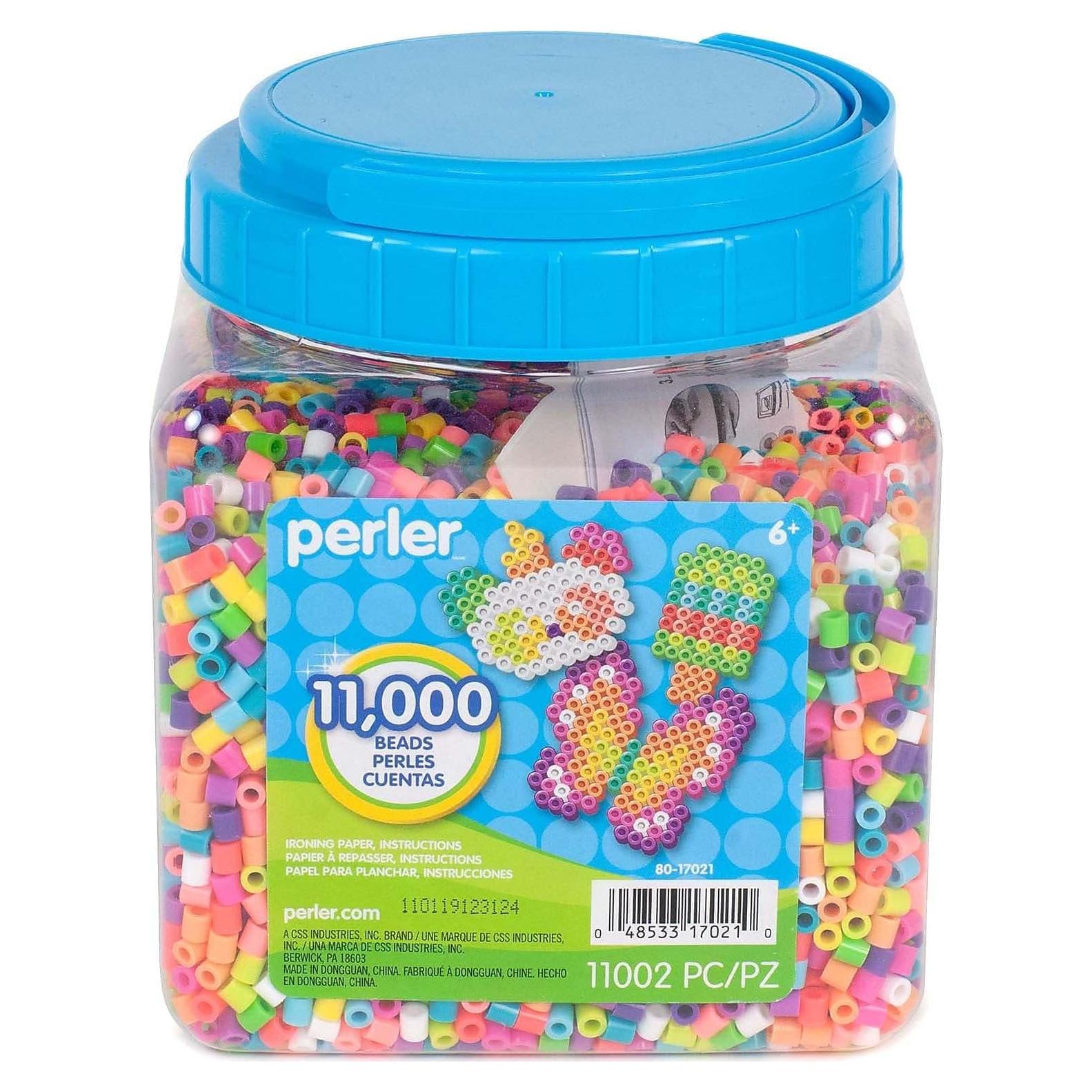 Perler Beads Mezcla de Verano 11000 Perlas Colores Variados