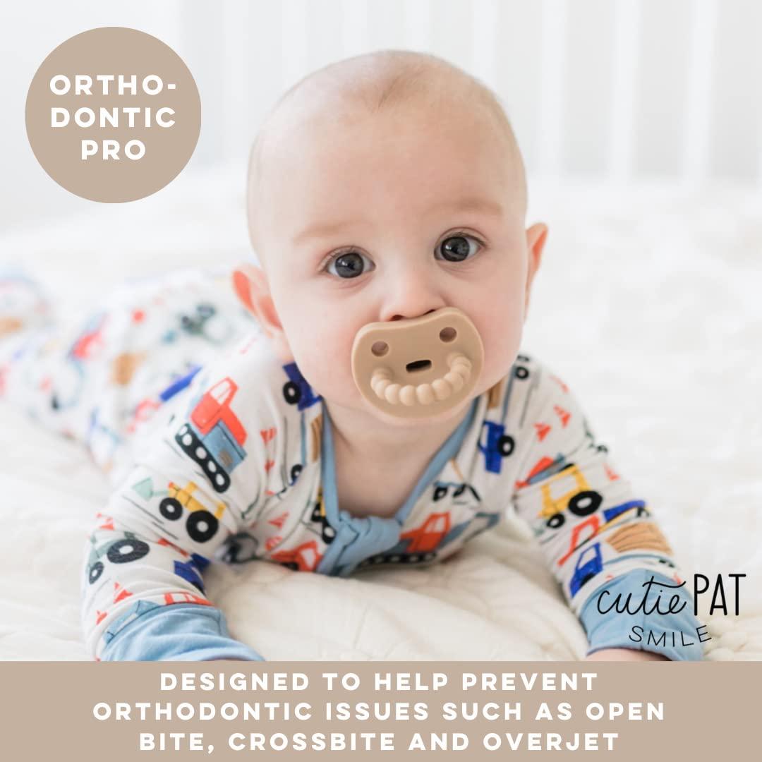 Chupete y Mordedor Ortodóntico Ryan & Rose Duna - 100% Silicona