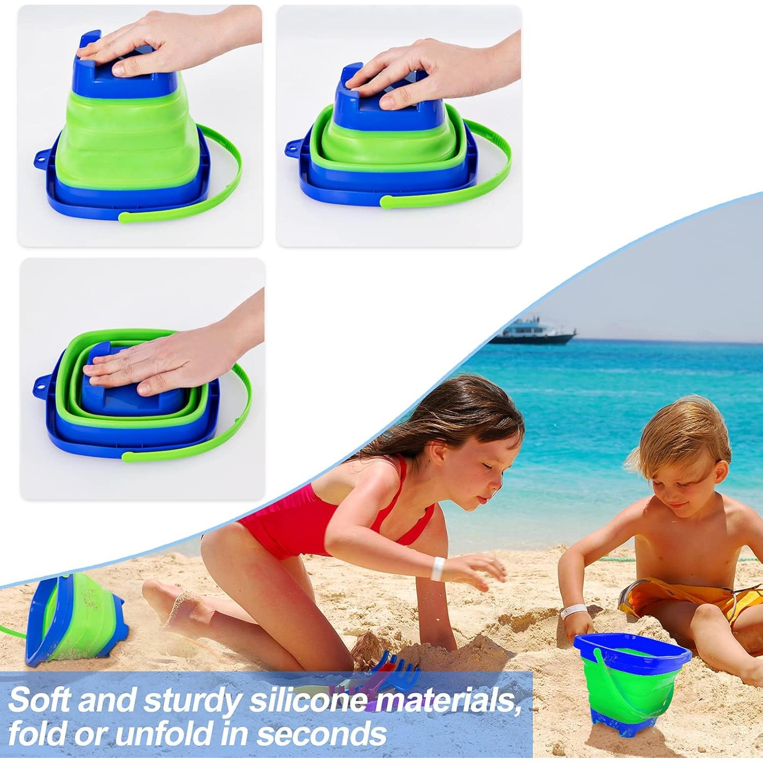 Red de Pesca Telescópica para Niños Lanboon con Cubo Plegable