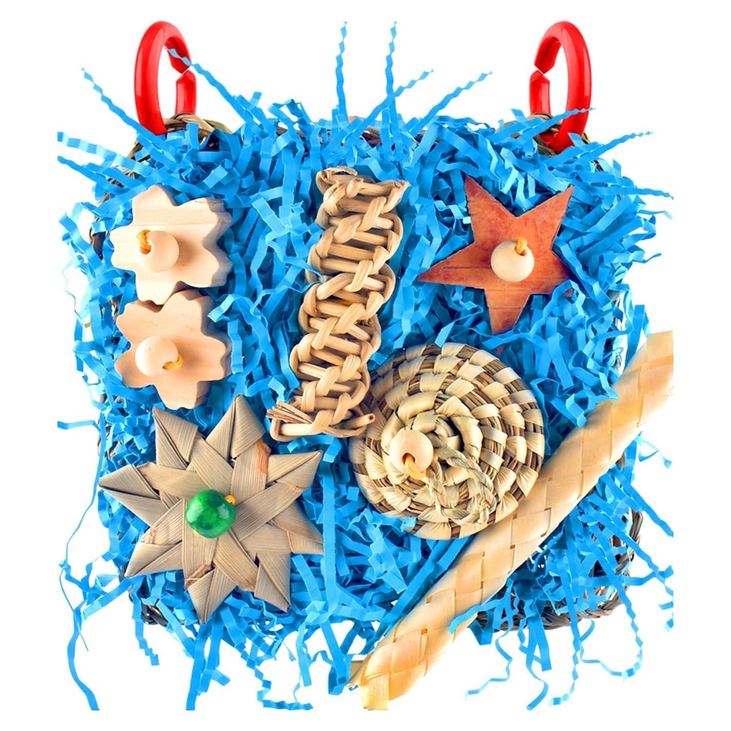 Juguete de Forrajeo para Aves KATUMO 16.8x16.8cm Natural