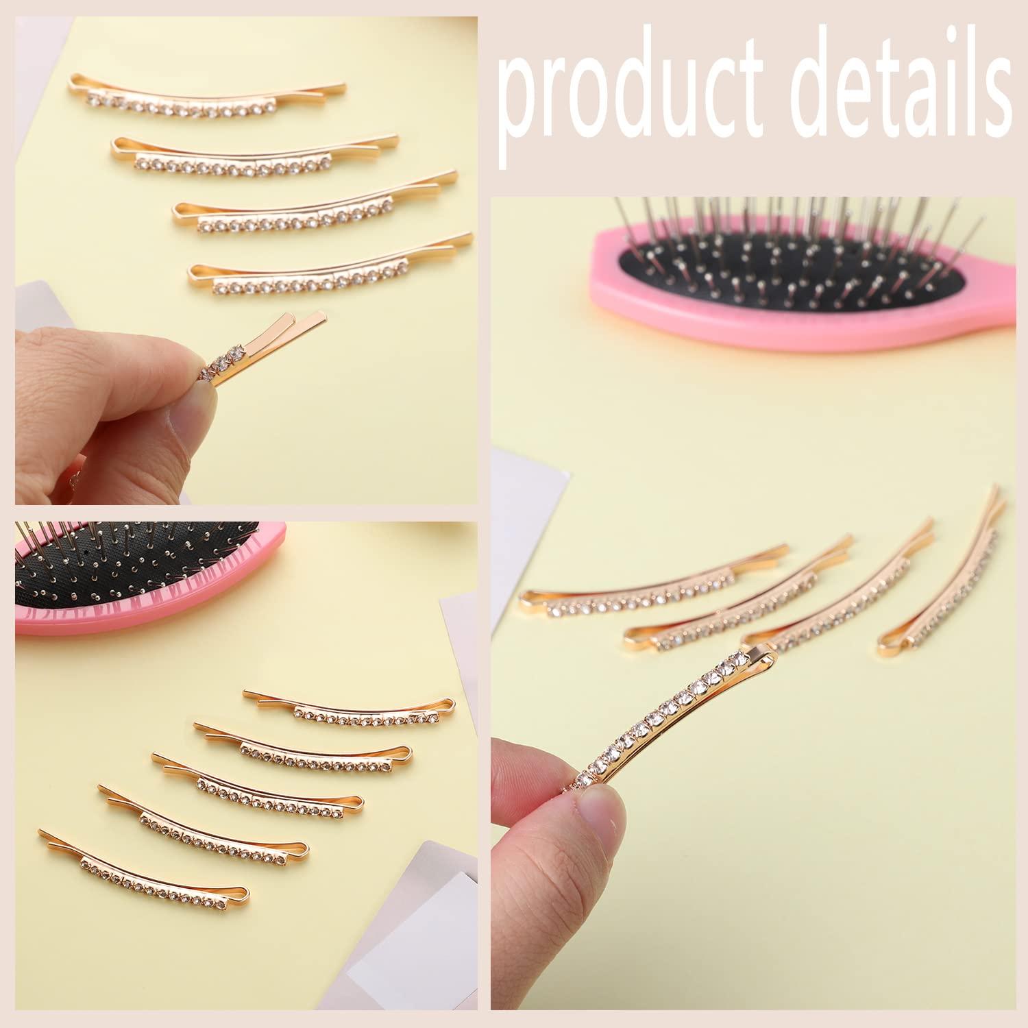 12 Horquillas de Pelo SUMAJU con Rhinestone - 6 cm Multicolor