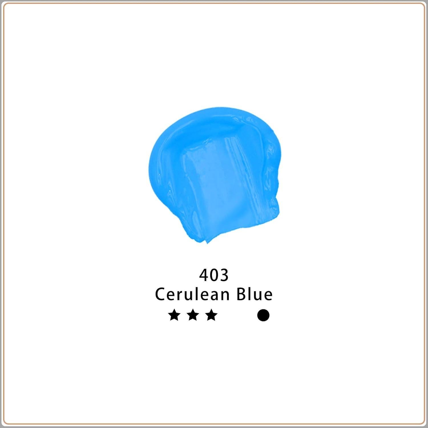 Pintura Acrílica Azul Cerúleo Artecho 120ml Brillante