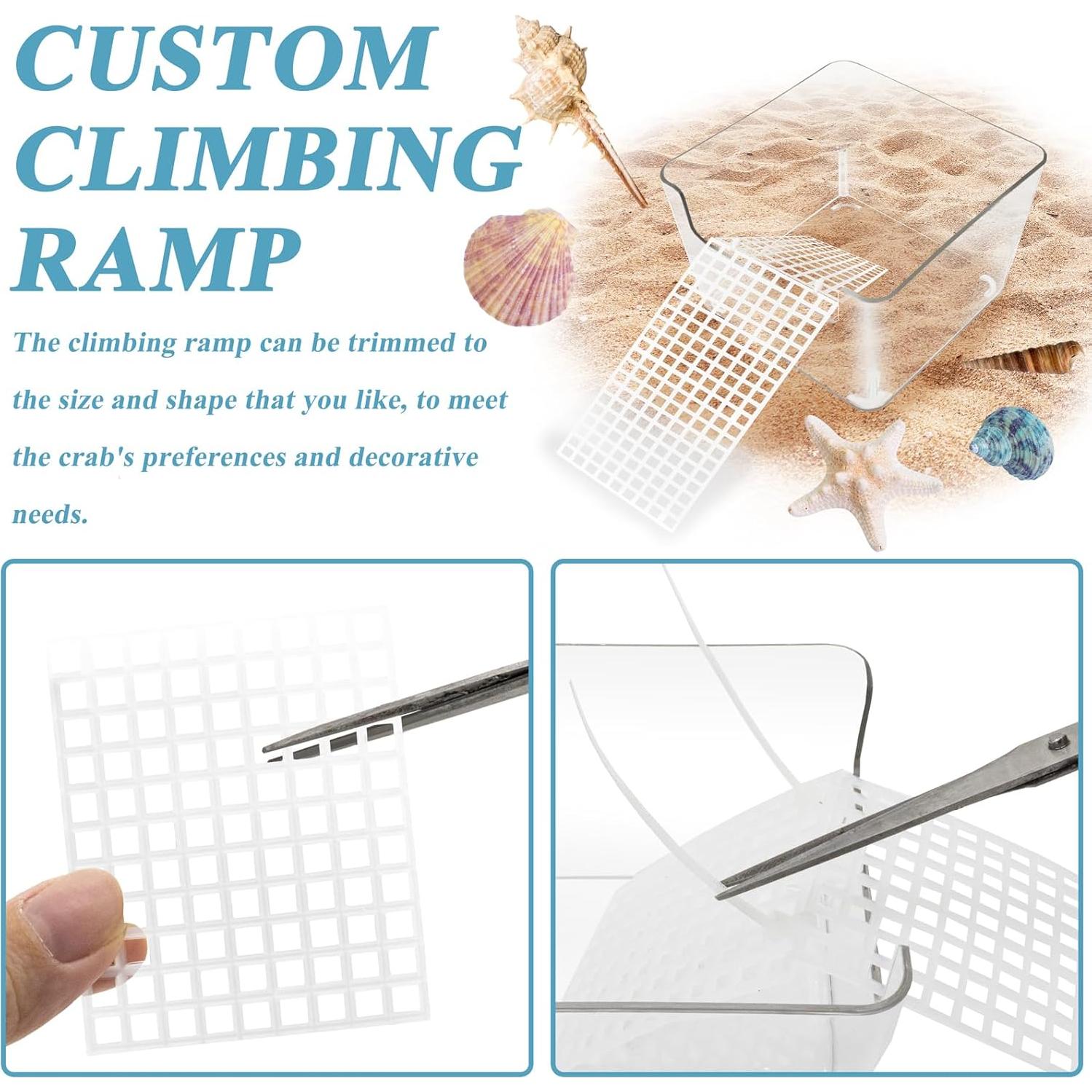 Paquete de 2 Tanques de Agua para Cangrejo Ermitaño Niuohoy