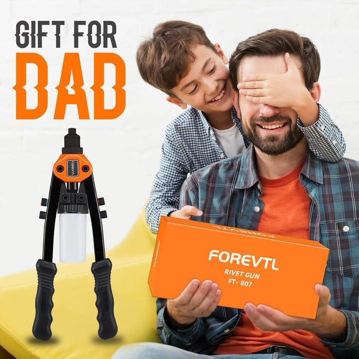 Kit de pistola de remaches FOREVTL FT807 33 cm 210 remaches