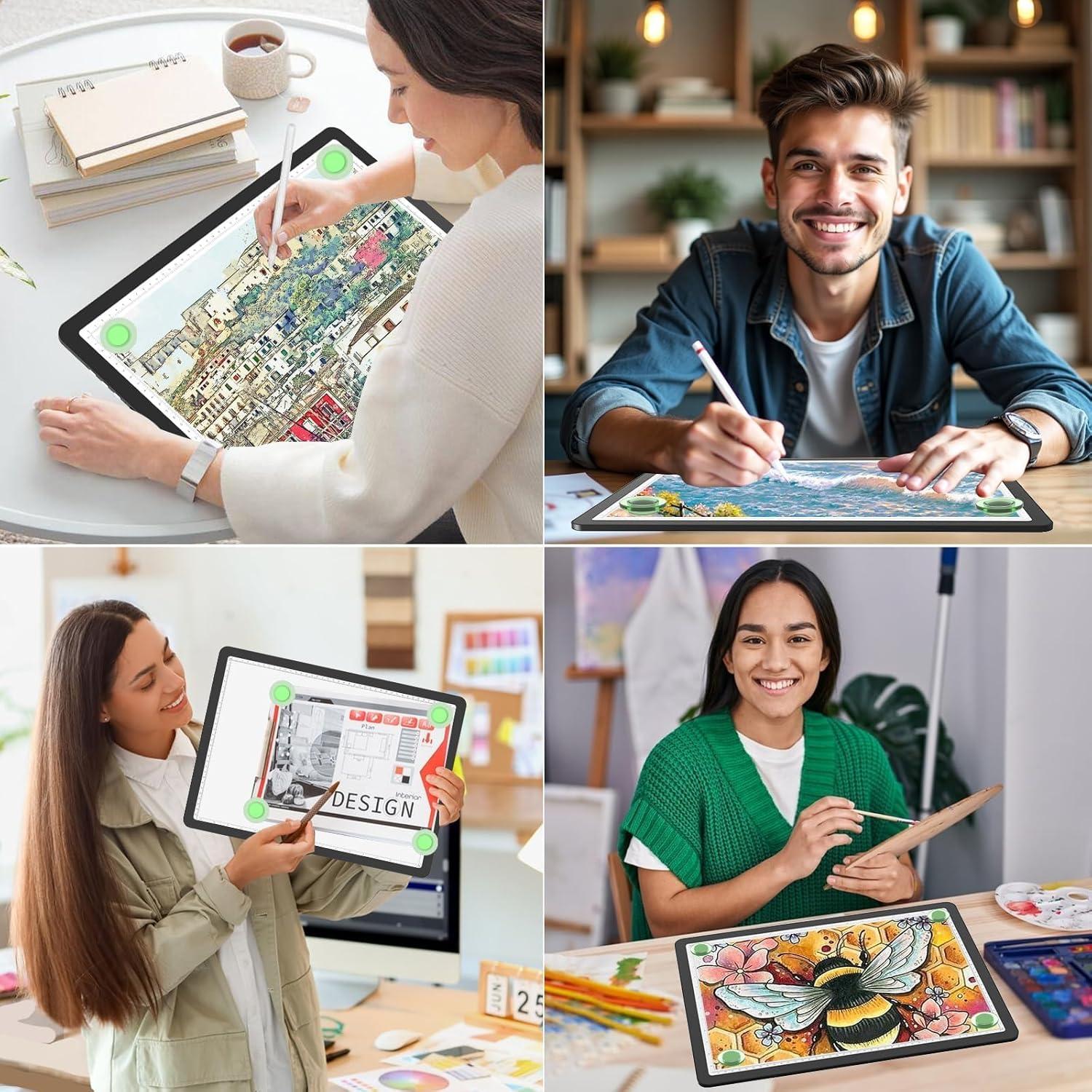 Tablero de Luz A3 KOBAIBAN Recargable con Bolsa - 3 Modos de Luz