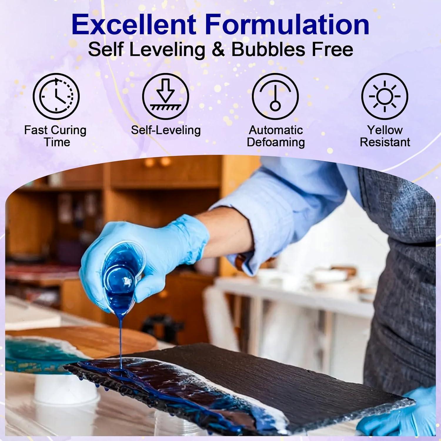 Kit de Resina Epóxica JANCHUN 2.2L Antiburbujas y Autonivelante