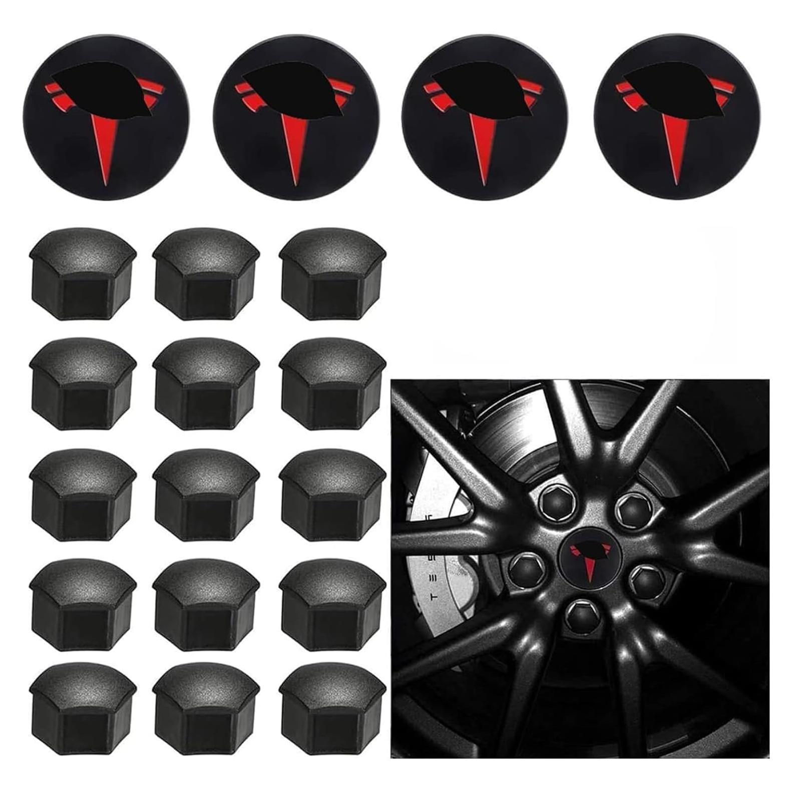 Kit de Tapas Centrales de Rueda Tesla Model 3 y Y - Powlamks