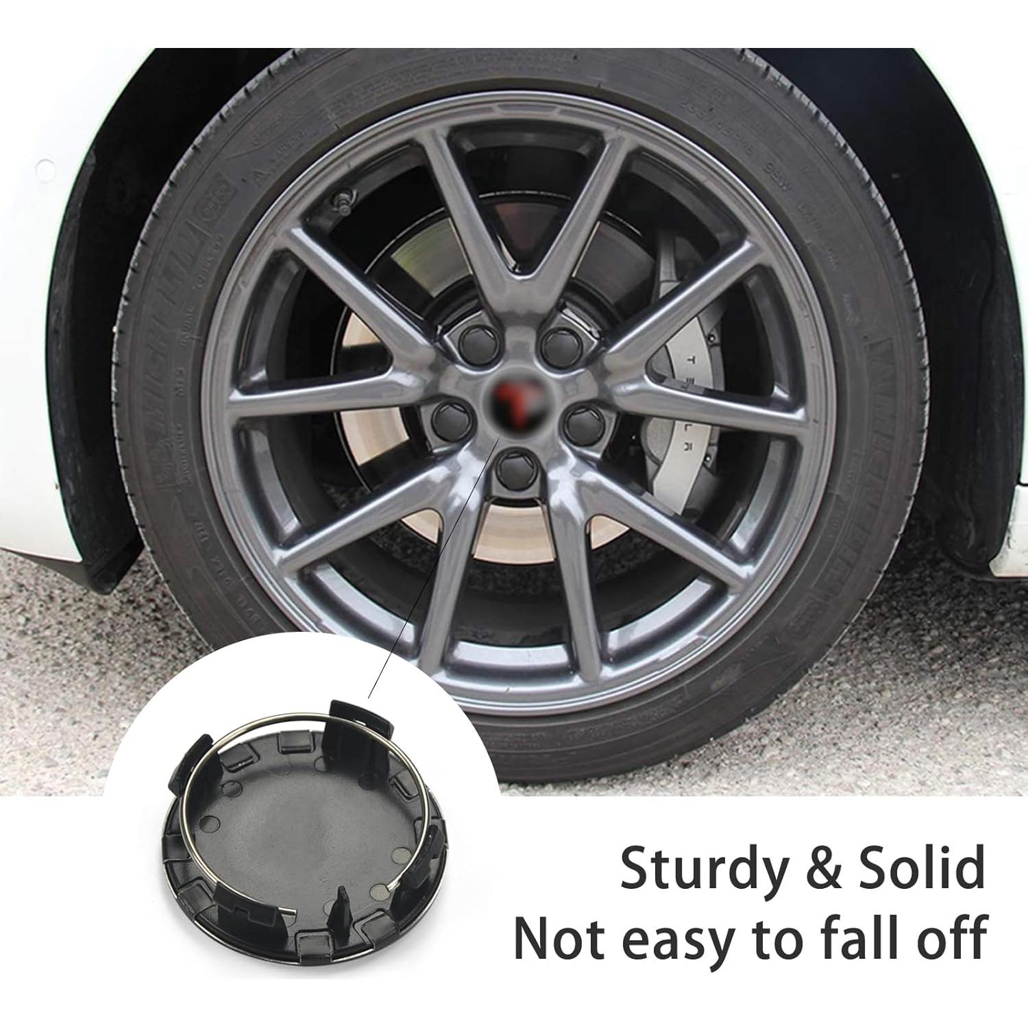 Kit de Tapas Centrales de Rueda Tesla Model 3 y Y - Powlamks