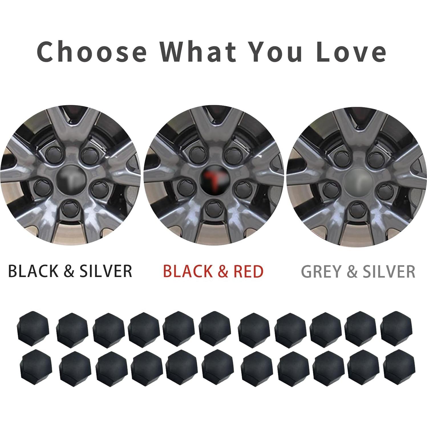 Kit de Tapas Centrales de Rueda Tesla Model 3 y Y - Powlamks