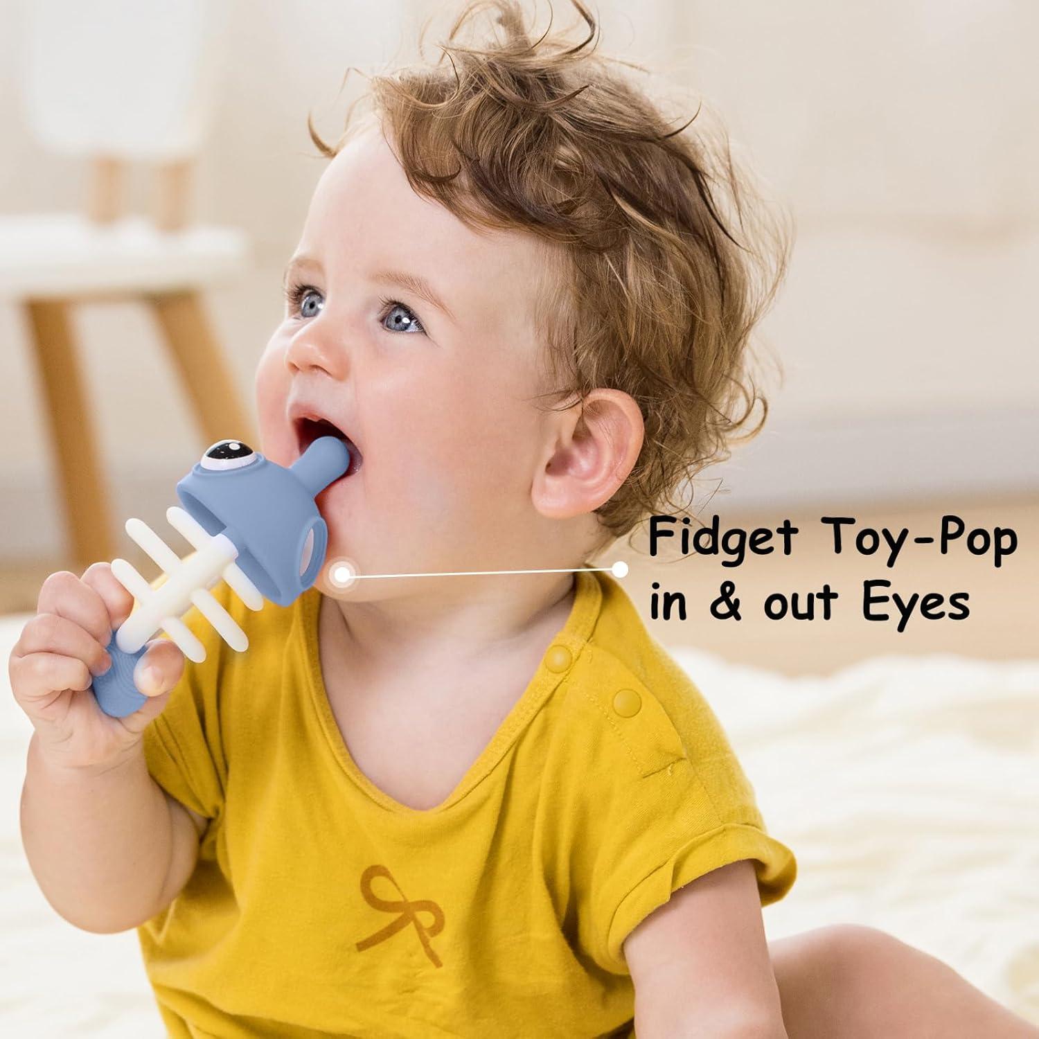 Mordedor de Silicona Mombella Pez Payaso para Bebés 0-12 Meses