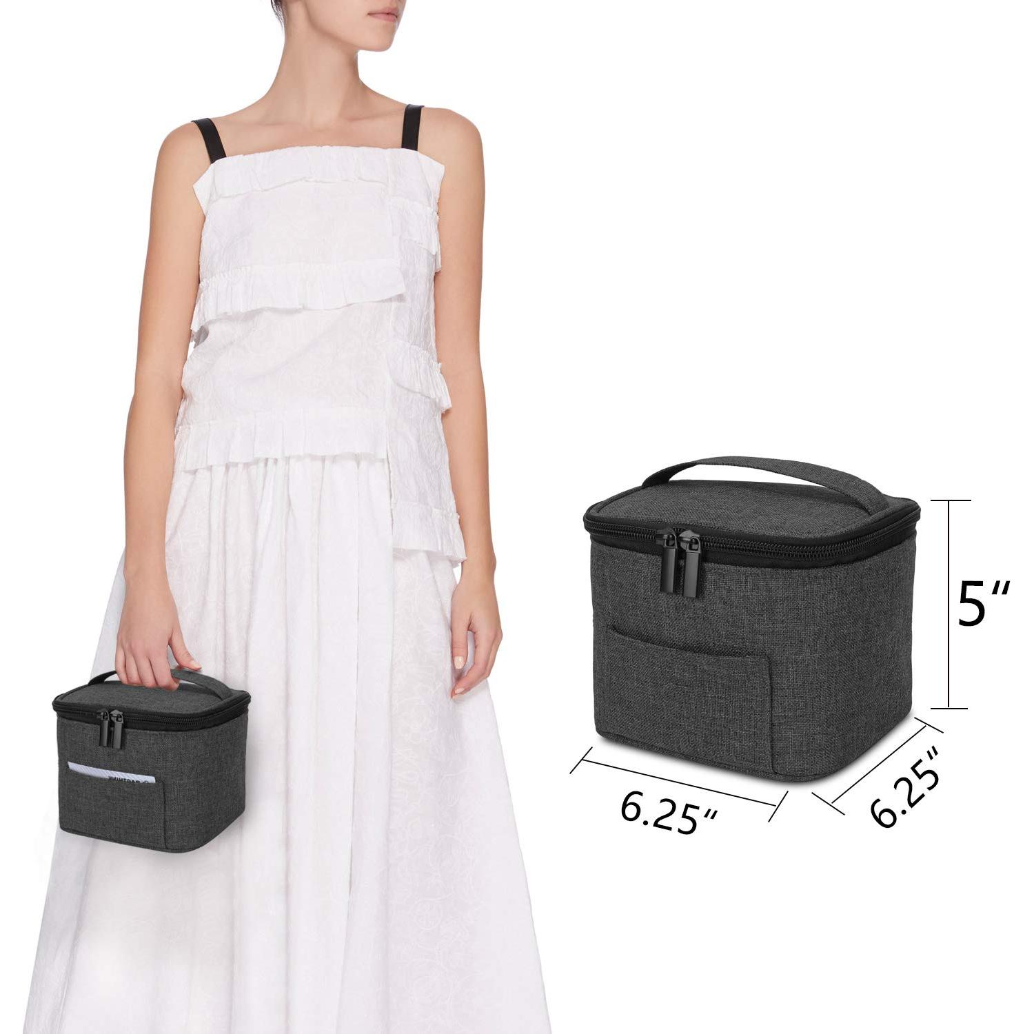 Bolsa de Enfriamiento de Leche Materna Luxja Negra - Capacidad 4 Botellas 120-150 ml