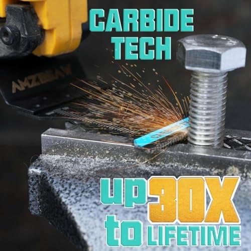 10 Hojas de Sierra Oscilante de Carburo AMZBSAW 3.49 cm