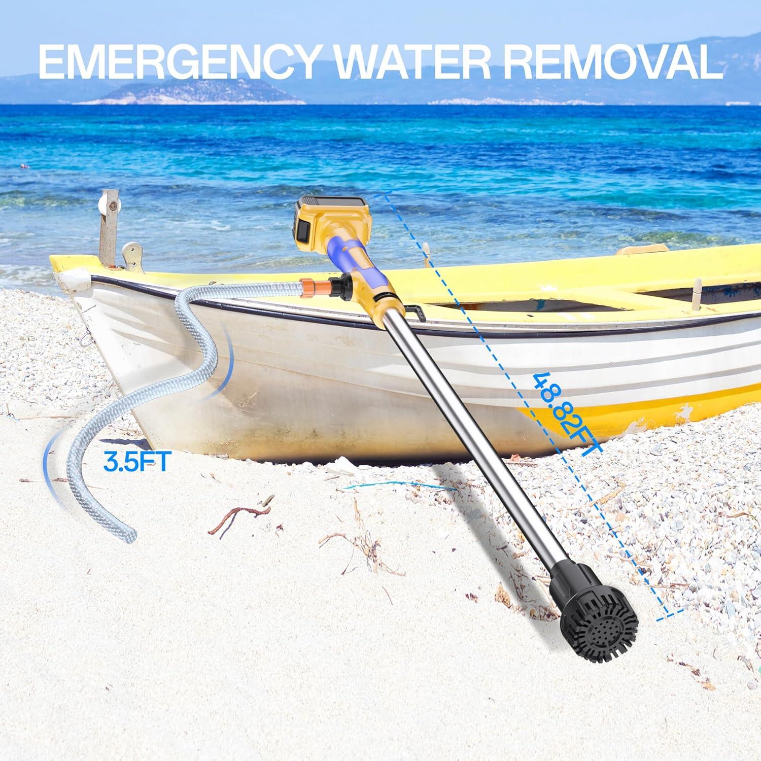 Bomba de Transferencia de Agua Inalámbrica Funnywhale 20V 720GPH