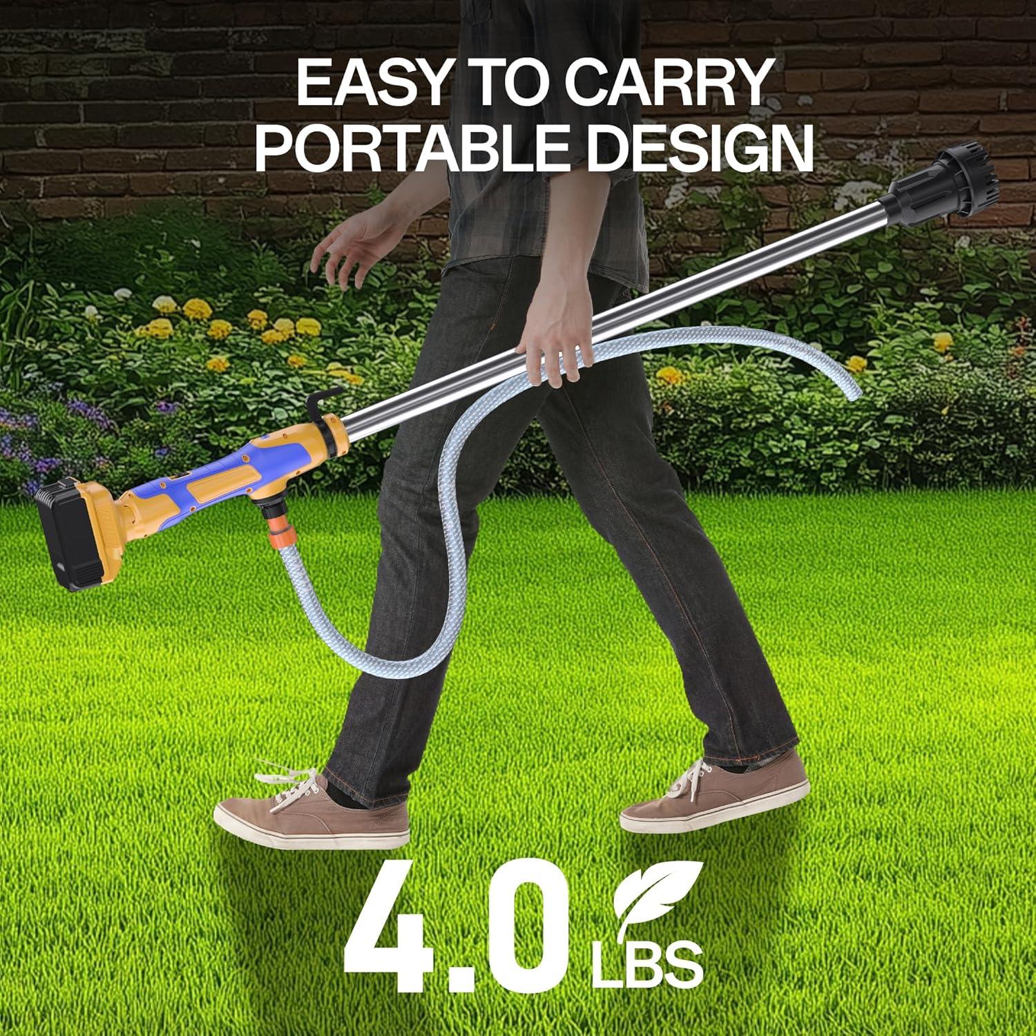 Bomba de Transferencia de Agua Inalámbrica Funnywhale 20V 720GPH