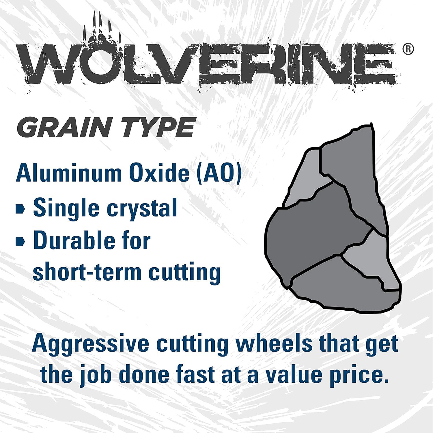 Ruedas de Corte Weiler Wolverine 3" A36T Paquete de 10