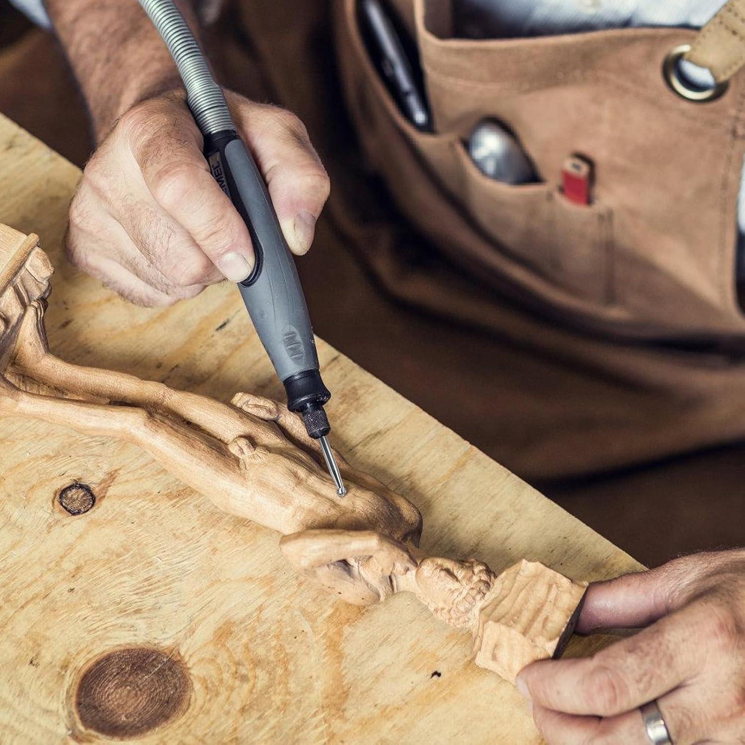 Juego de Puntas de Tallado HSS 10 Piezas 3mm para Carpintería