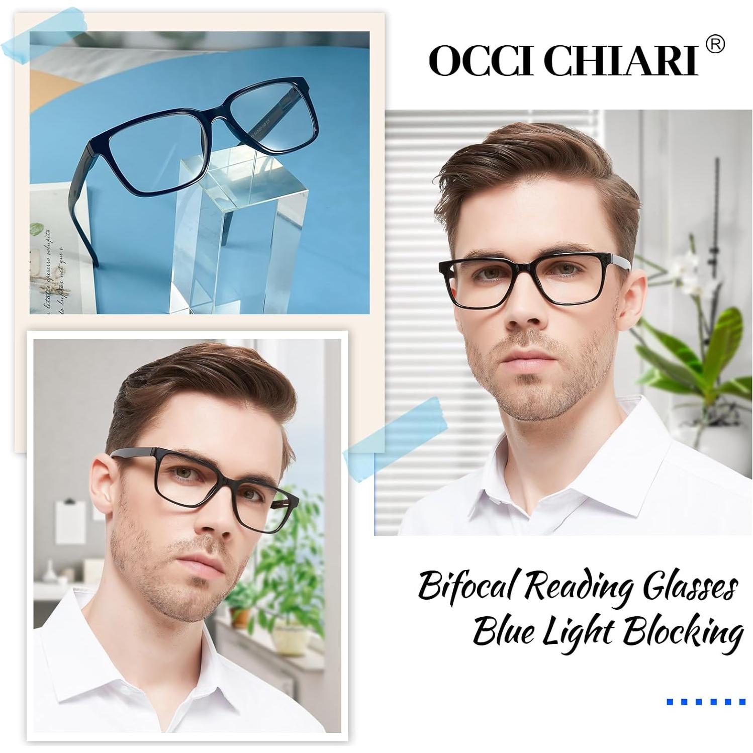 Gafas Bifocales de Lectura OCCI CHIARI para Hombres - Protección UV400