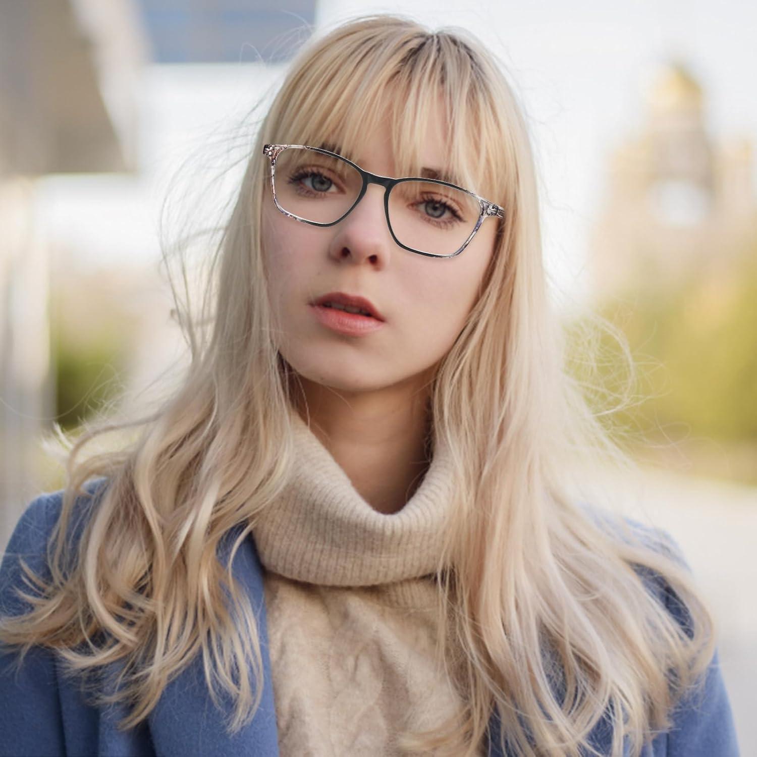 Paquete de 4 Gafas de Lectura Progresivas STASTEND con Filtro UV400