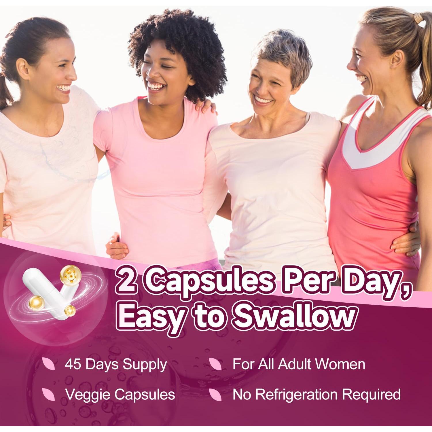 Probioticos para Mujeres NATURE TARGET 60 Mil Millones 90 Cápsulas